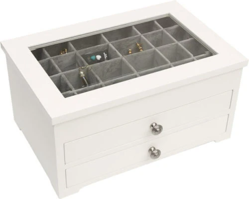 Easy-to-Use Jewelry Earring Storage Case Organizer Box World-Class