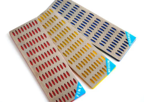 Convenient 3 Medium Diamond Sharpening Blocks Eco-Friendly