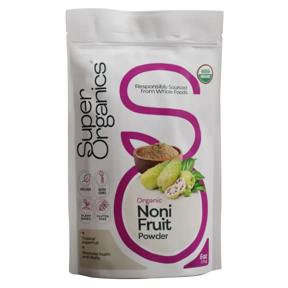 Super Organics Noni Fruit Powder for Nutritional Support 6Oz 170g Proven
