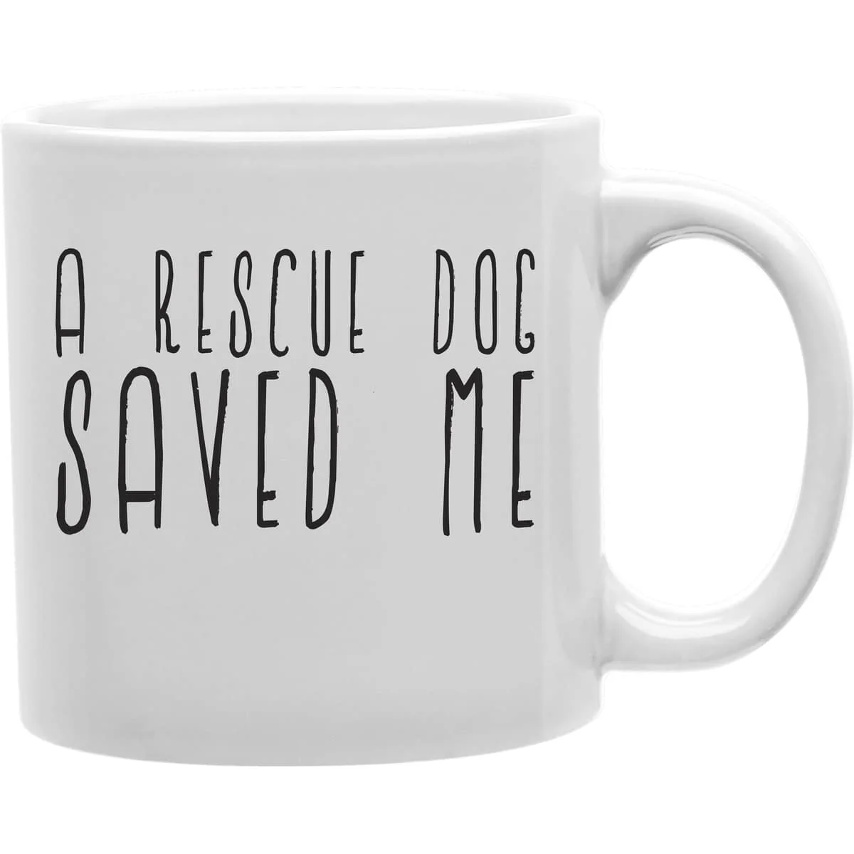 Green Imaginarium Goods Let A Rescue Dog Saved Me Coffee And Tea Ceramic Mug Detailed