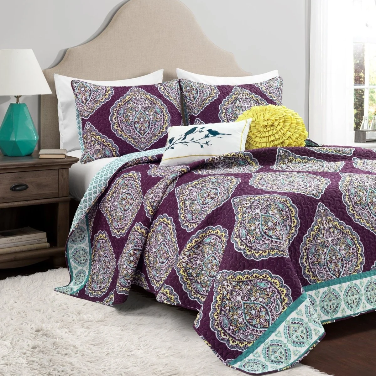 Soft Harley 5 Piece Quilt Set World-Class