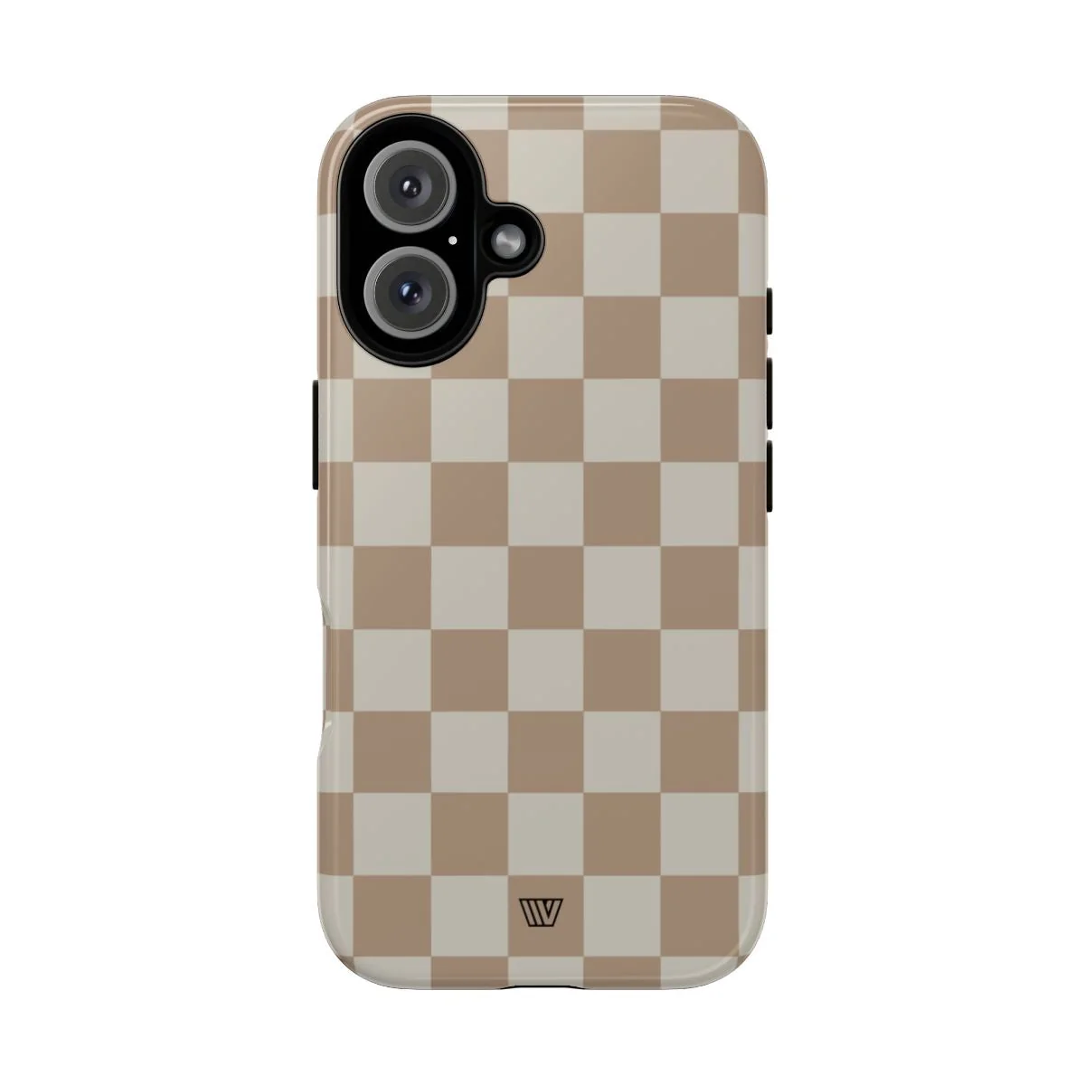 Reliable NEUTRAL CHECKERBOARD Tough Phone Case Eco-Friendly