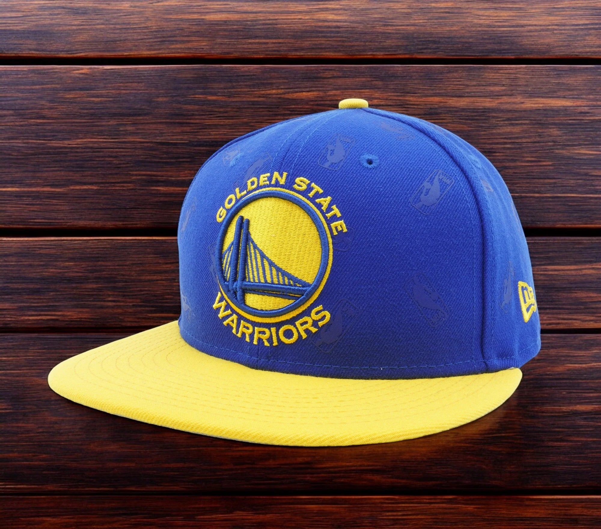Traditional New Era Men's NBA Golden State Warriors Rubber League 59Fifty Fitted Artisan