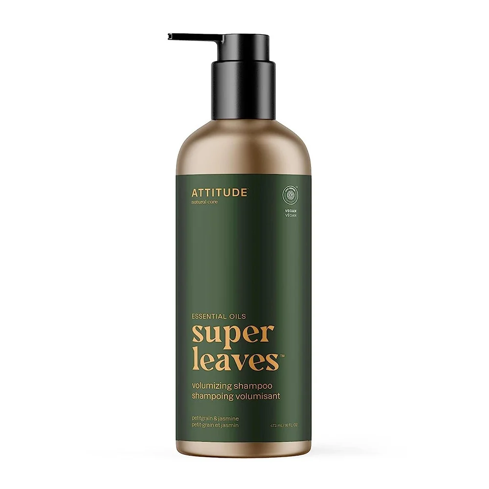Secure Attitude Super Leaves Volumizing Hair Shampoo Petitgrain and Jasmine 16 Oz Smooth