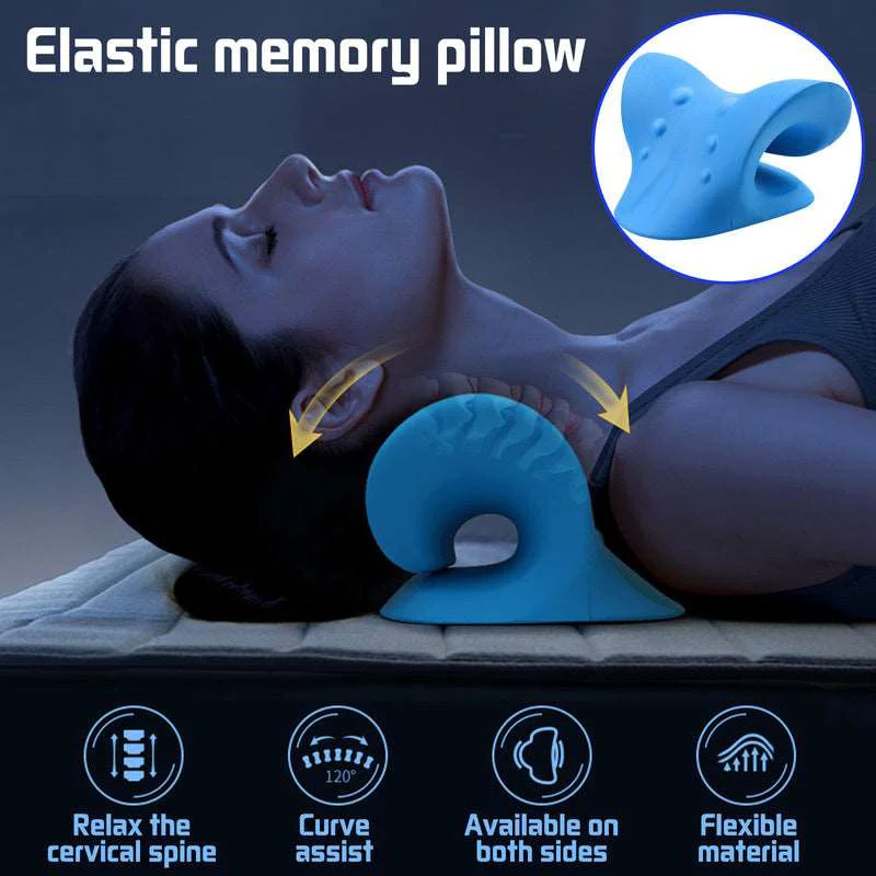 Dependable C-Type Cervical Spine Massage Pillow Stylish