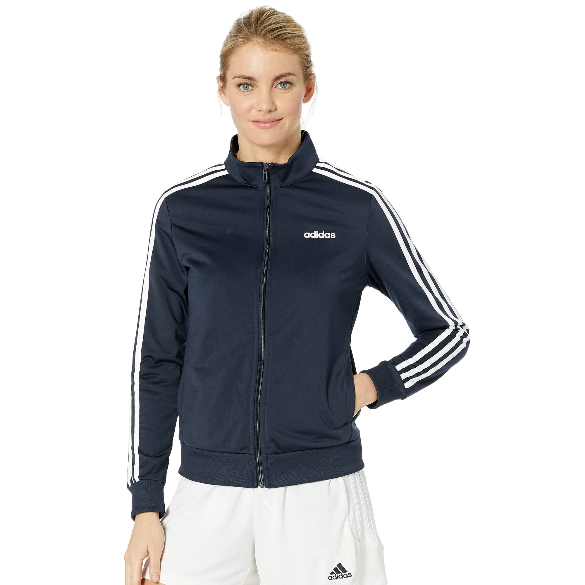 Pure adidas Women's 3-Stripe Track Jacket Organic