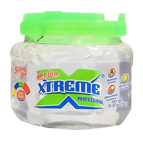 Solid Wet Line Xtreme Clear Professional Hair Styling Gel 35.26 oz 1000g Trendy