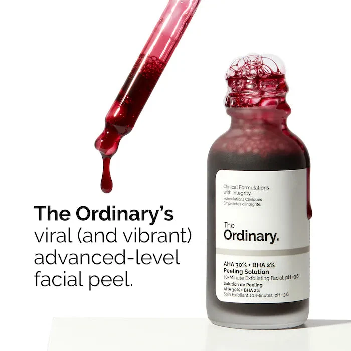 Advanced THE ORDINARY AHA 30 BHA 2 PEELING SOLUTION Detailed