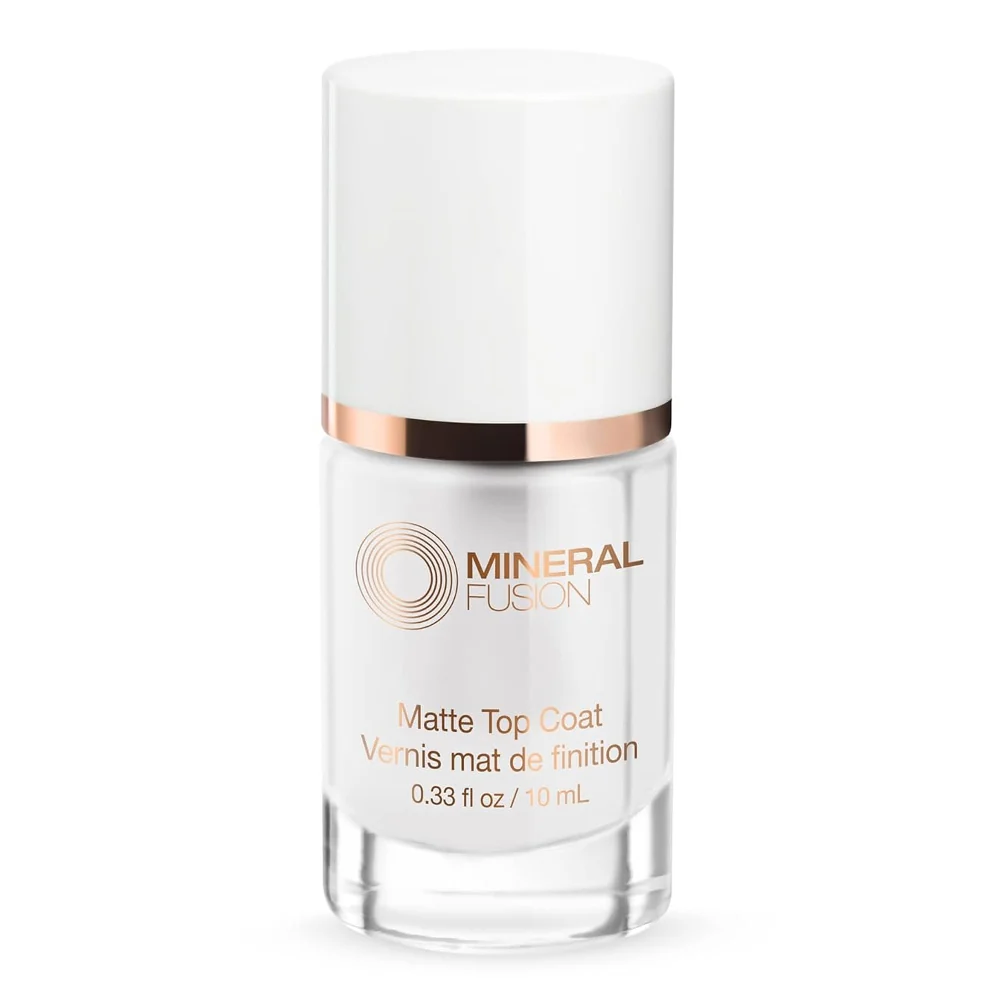 Outstanding Mineral Fusion Matte Top Coat Nail Polish Long Lasting Matte Finish Manicure Paraben 0.33Oz 10ml Authentic