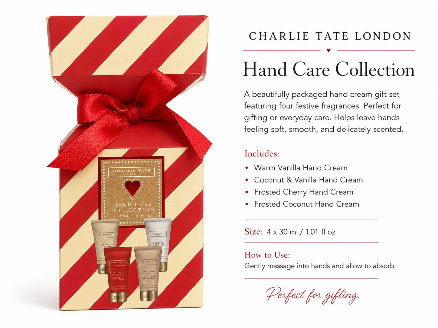 Breathable CHARLIE TATE HAND CARE COLLECTION 4 30ML KIT Solid