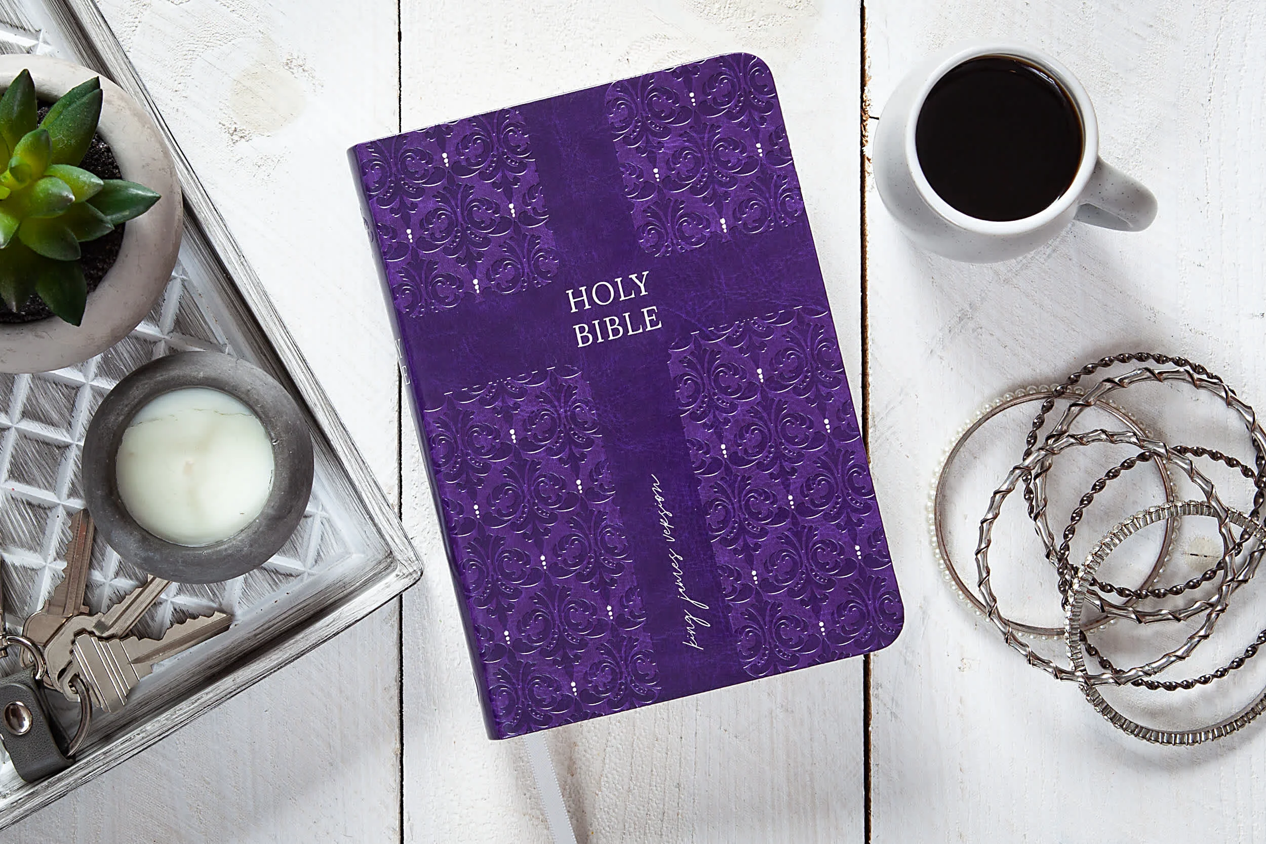 Original KJV Compact Bible Amethyst High-Performance