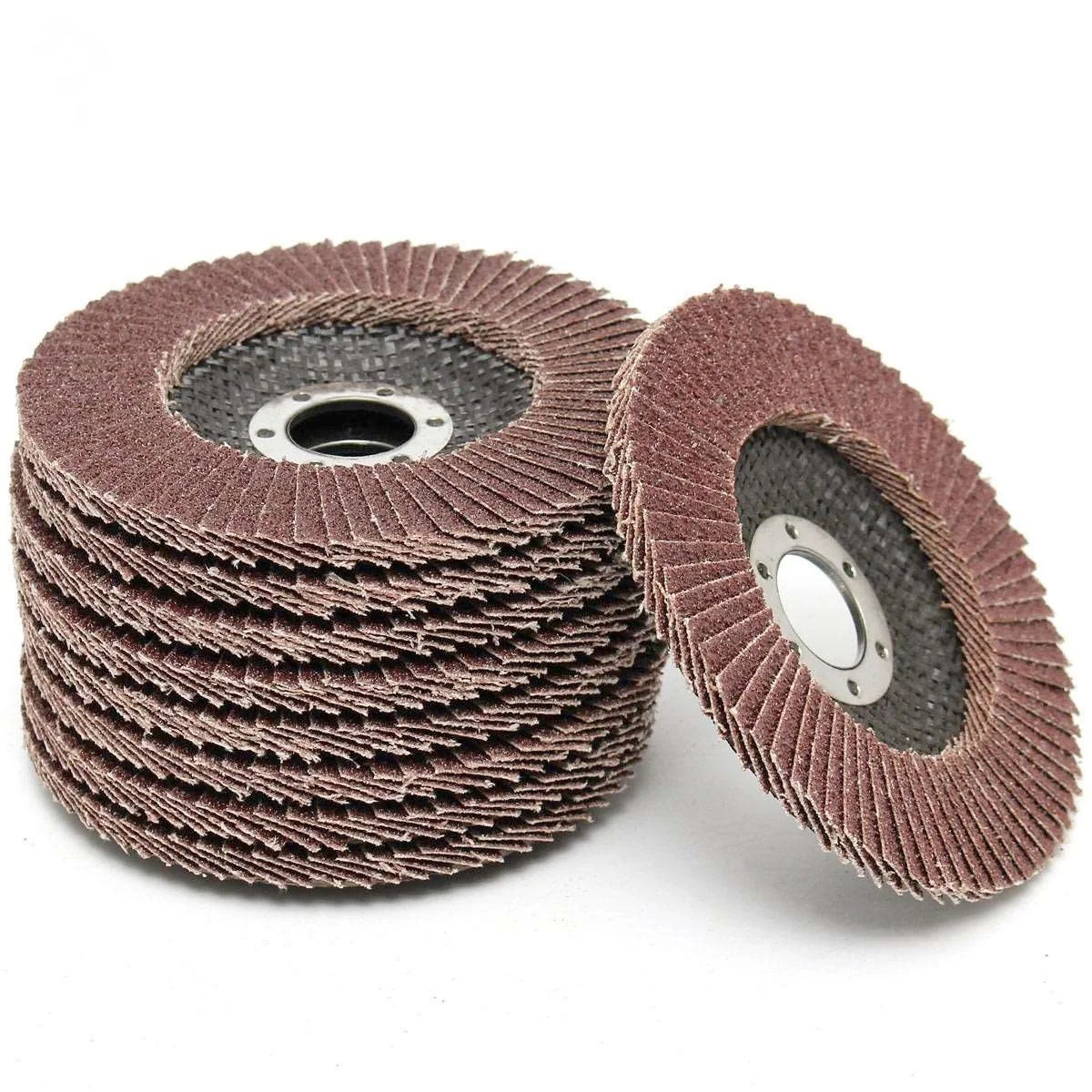 Sophisticated 9 Pack 4 1 2 of 120 Grit Flapper Flap Sanding Discs Certified