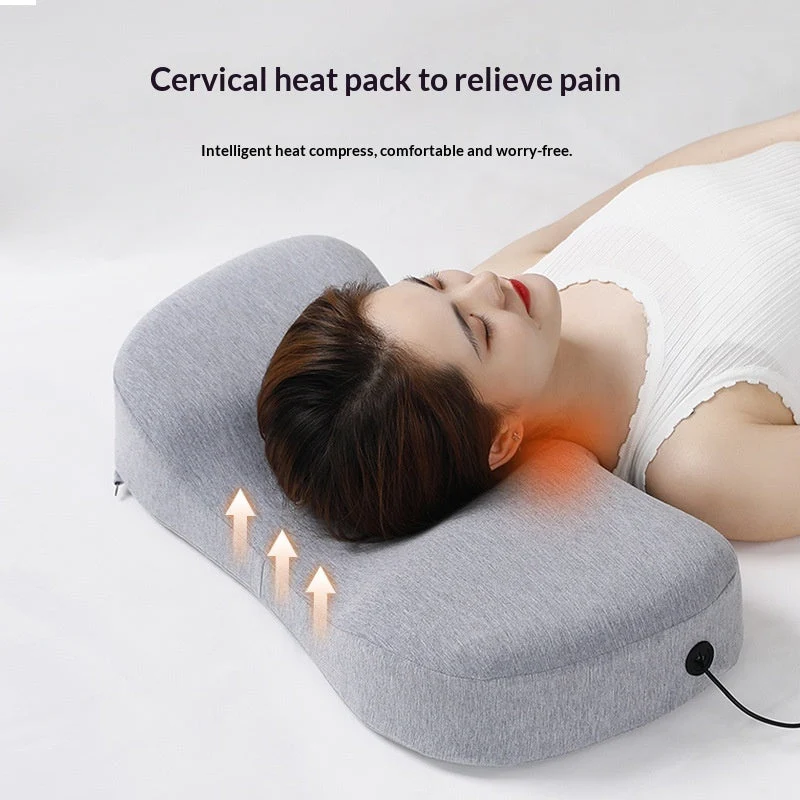Unique USB Heated Memory Foam Pillow – Slow-Rebound Warmth for Neck Back Pain Relief Recyclable