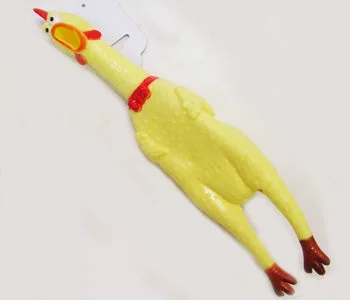 Enhanced Rubber Dead Chicken Squeeze Toy Carefully Designed