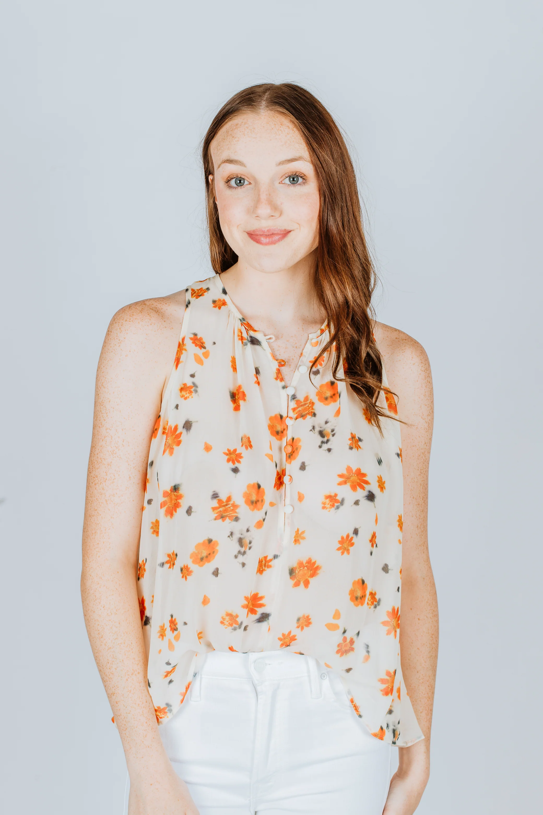 Trendy Rag Bone Cassie Printed Tank Soft