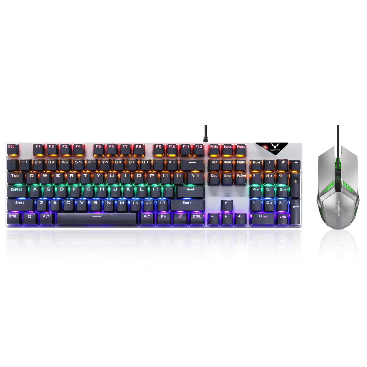 World-Class Wired RGB Gaming Keyboard and Mouse Flexible