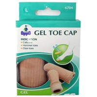 Casual Oppo Gel Toe And Finger Cap Size Large Model No 6704 - 2 Pack Pure