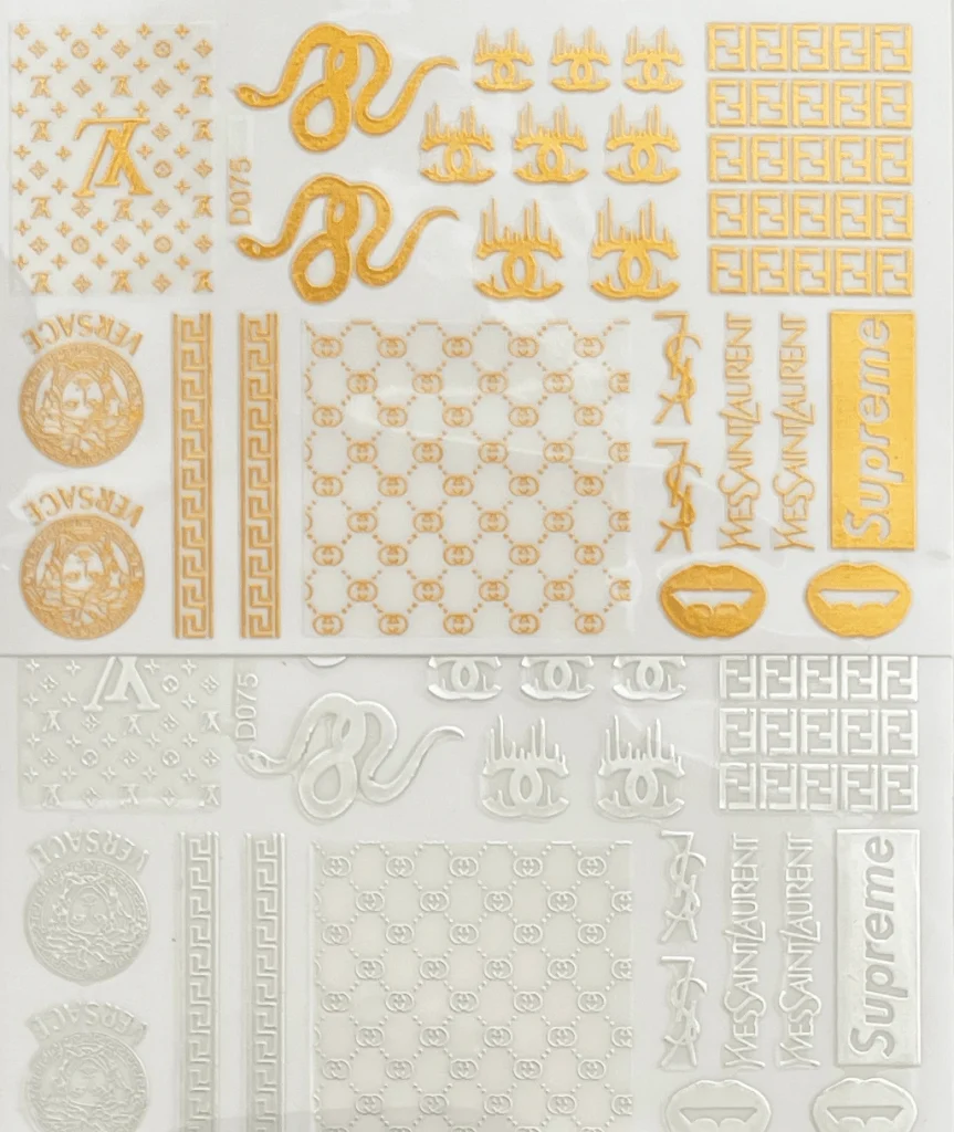 Fashionable Pasties - Logo Snake CC Gold Silver Fast