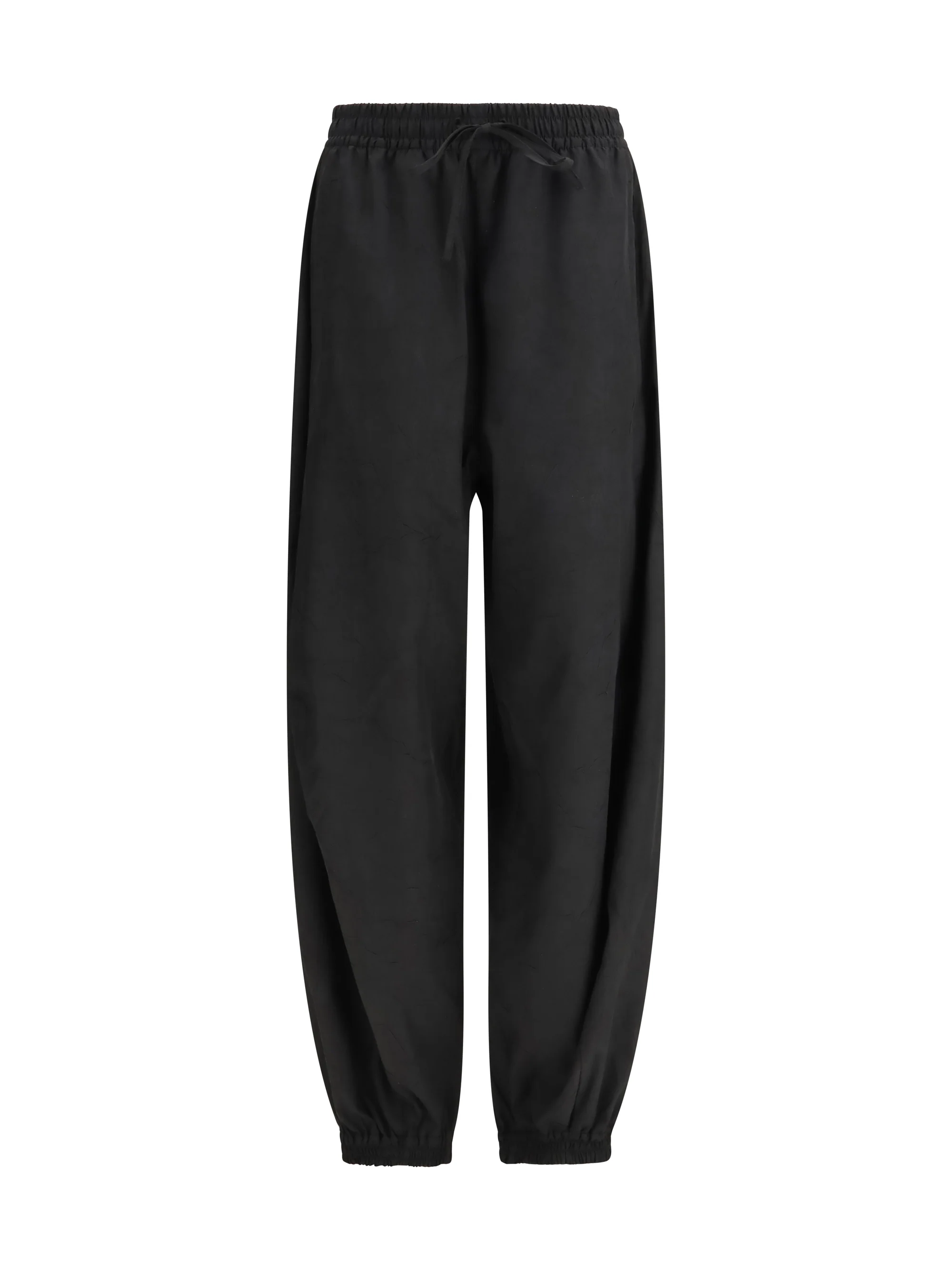 Top-Quality Trousers Balloon Track Black Detailed