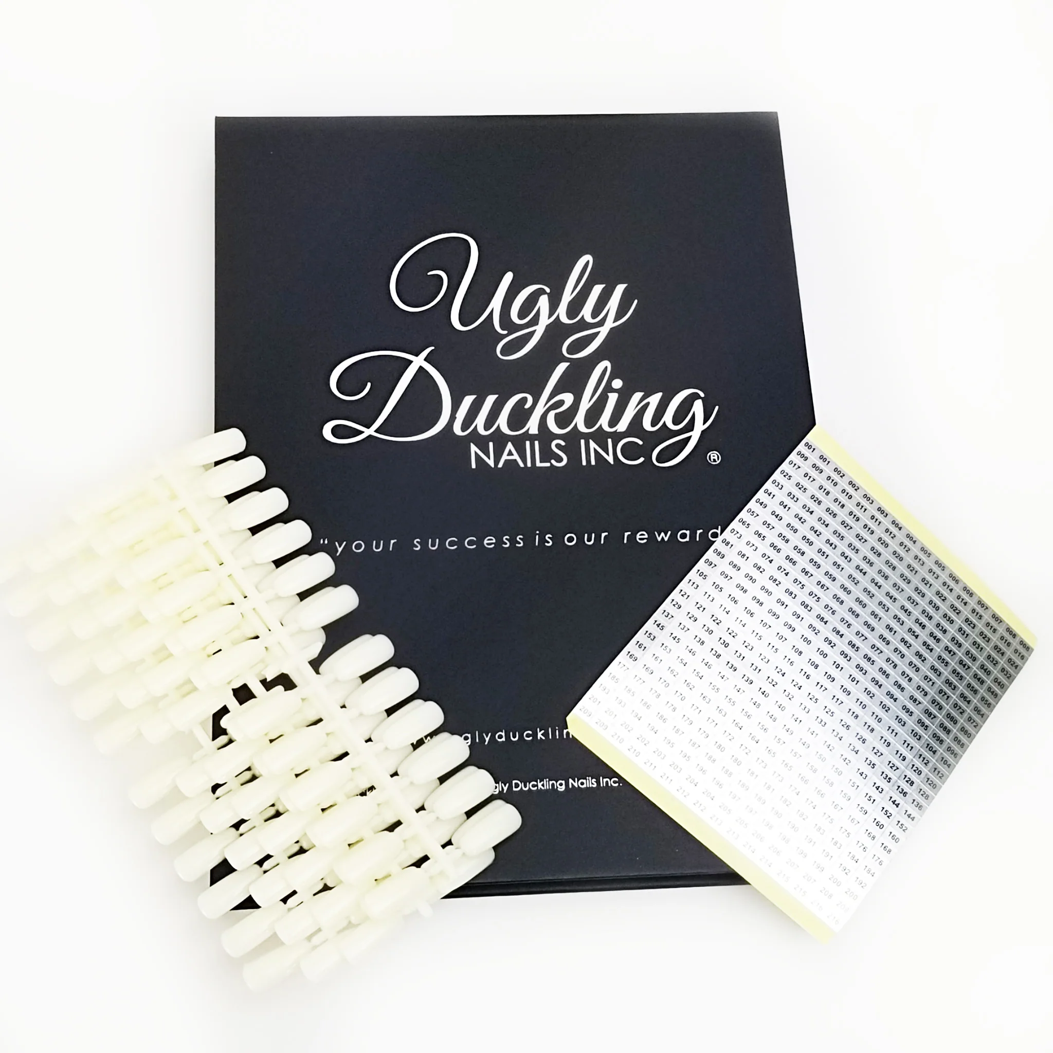 User-Friendly Ugly Duckling Tip Display Book for Showing Colors and Nail Art Top-Quality