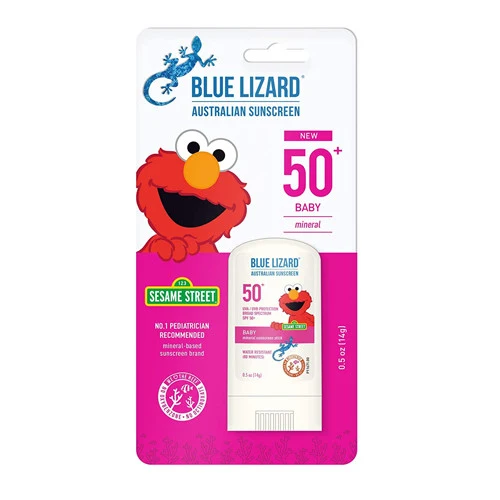 Unique Blue Lizard Spf 50 Baby Stick Australian Sunscreen Stick 0.5 Oz Trusted