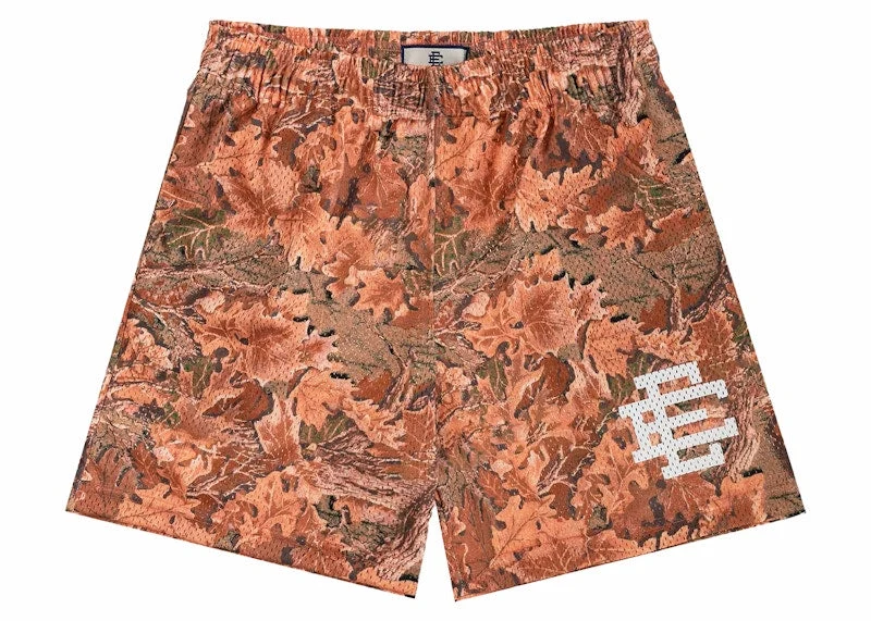 Verified Eric Emanuel Men's Ee Shorts Leat Camo Fw23 Enhanced