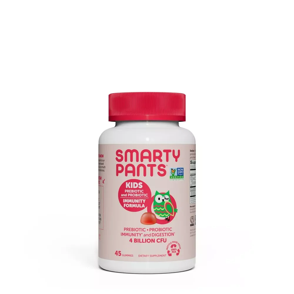Convenient SmartyPants Kids Prebiotic and Probiotic Immunity Formula Strawberry 45 Ea Prestigious