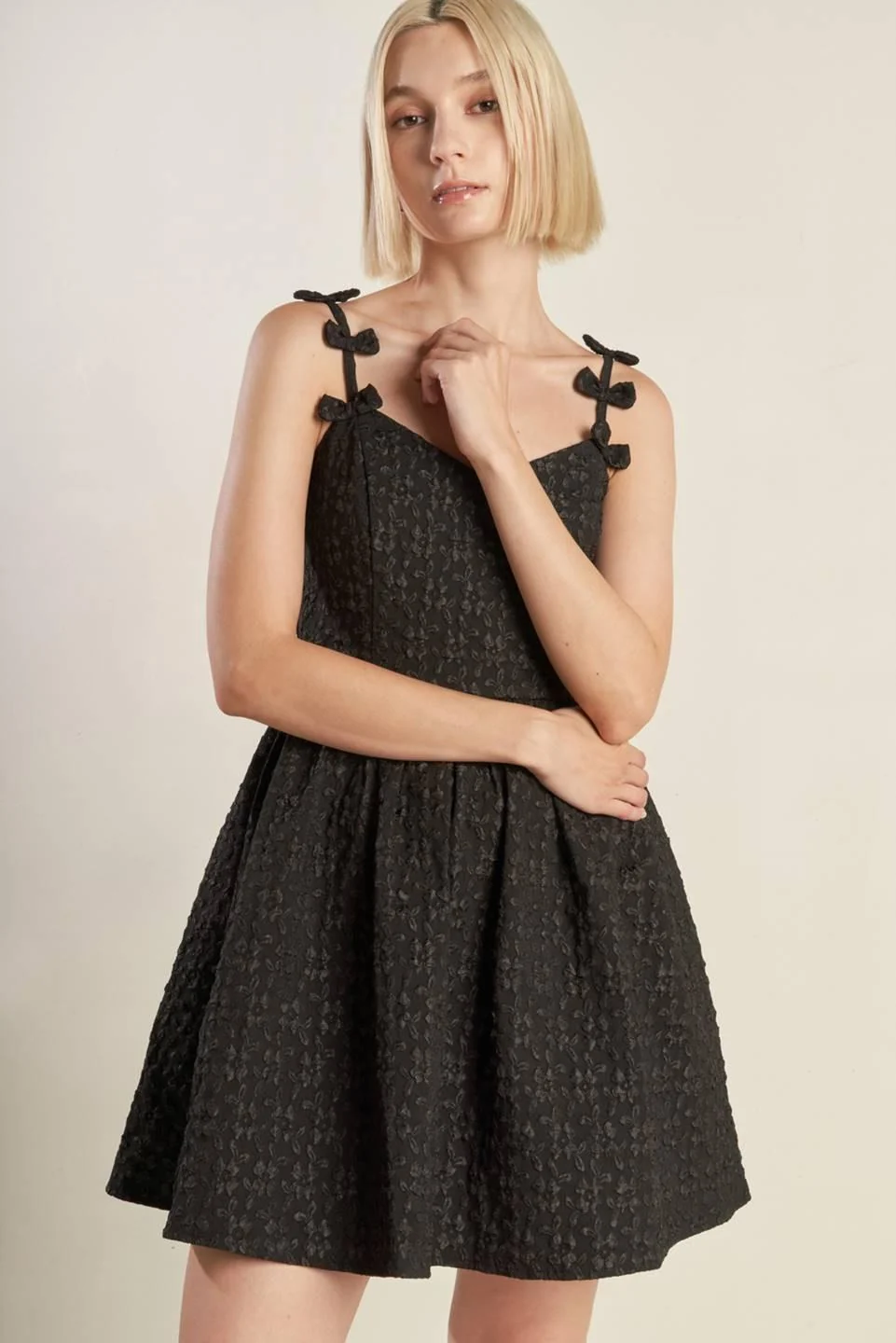 Detailed Coveted Sweetness Woven Lace Midi Dress Elite