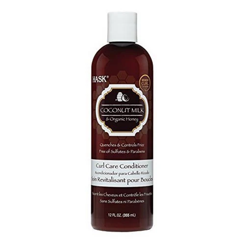Solid Hask Coconut Milk and Honey Curl Care Hair Conditioner 12oz Flexible