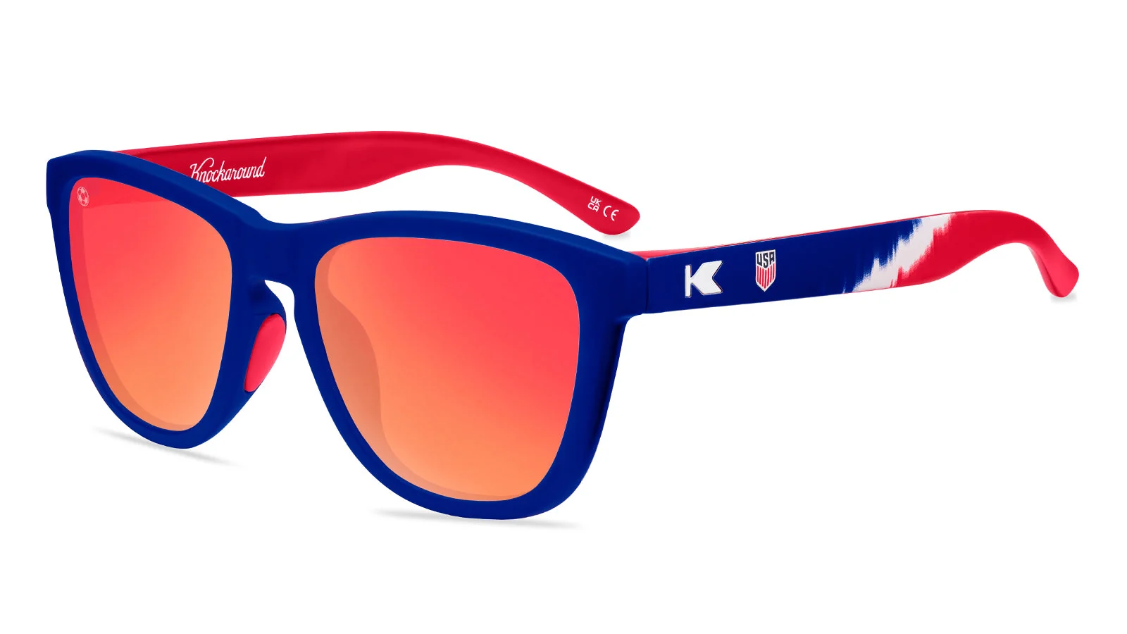 Detailed U.S. Soccer 2024 Knockaround Sunglasses Unique