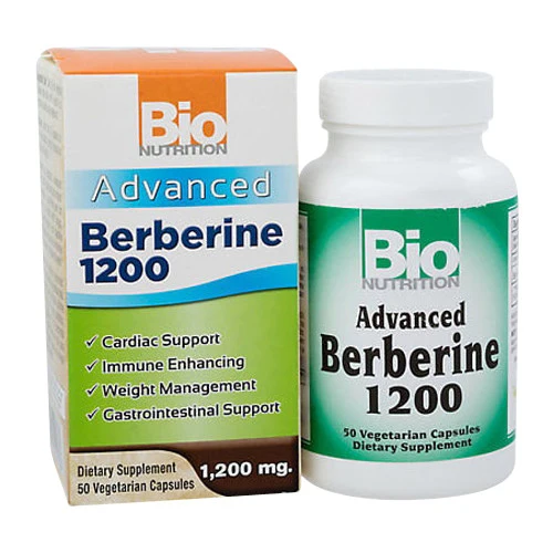 Clean Bio Nutrition Advanced Berberine Vegiterian Capsules 1200 mg 50 Ea Carefully Designed