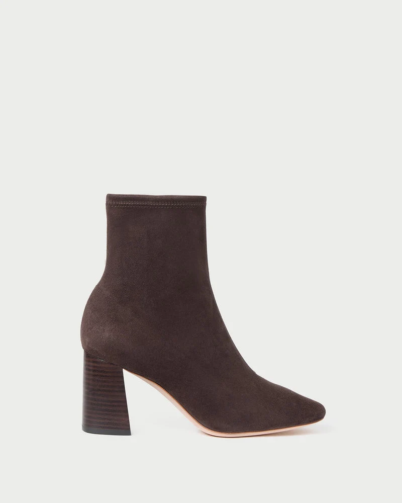 Clean Loeffler Randall Elise Slim Ankle Bootie in Brown Tmro Trusted
