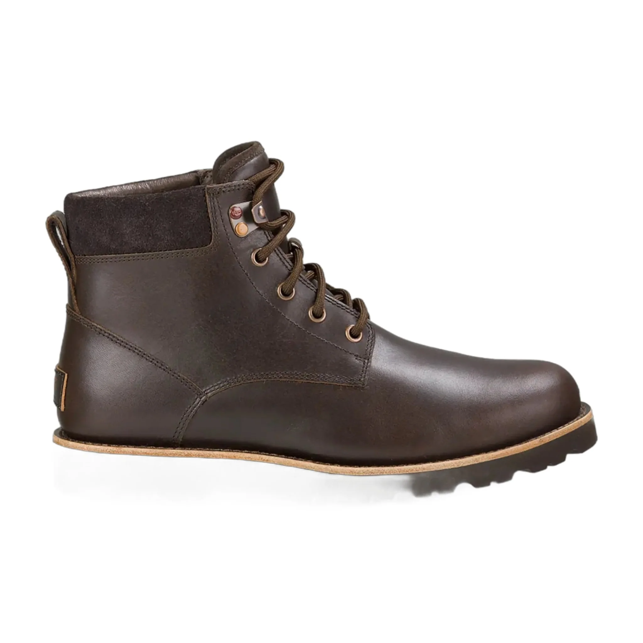 Crafted 1008146-stt Mens Ugg Seton Tl Lacing Short Boot 'stout' - Stout Relaxed