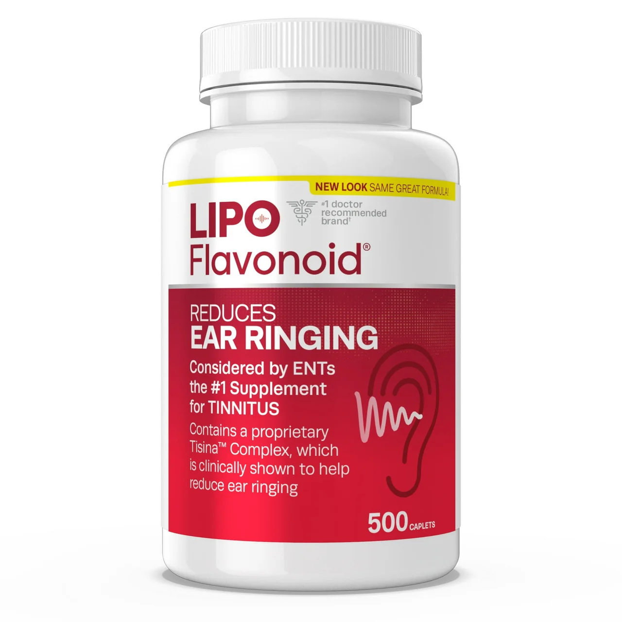 Eco-Friendly Lipo Flavonoid Plus Ear Health Supplement Caplets 500 Ea User-Friendly