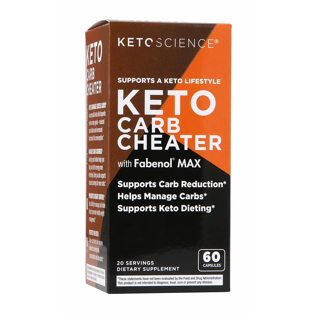 Original Keto Science Keto Carb Cheater Supports Carb Reduction 20 Servings 60 Ea Reliable