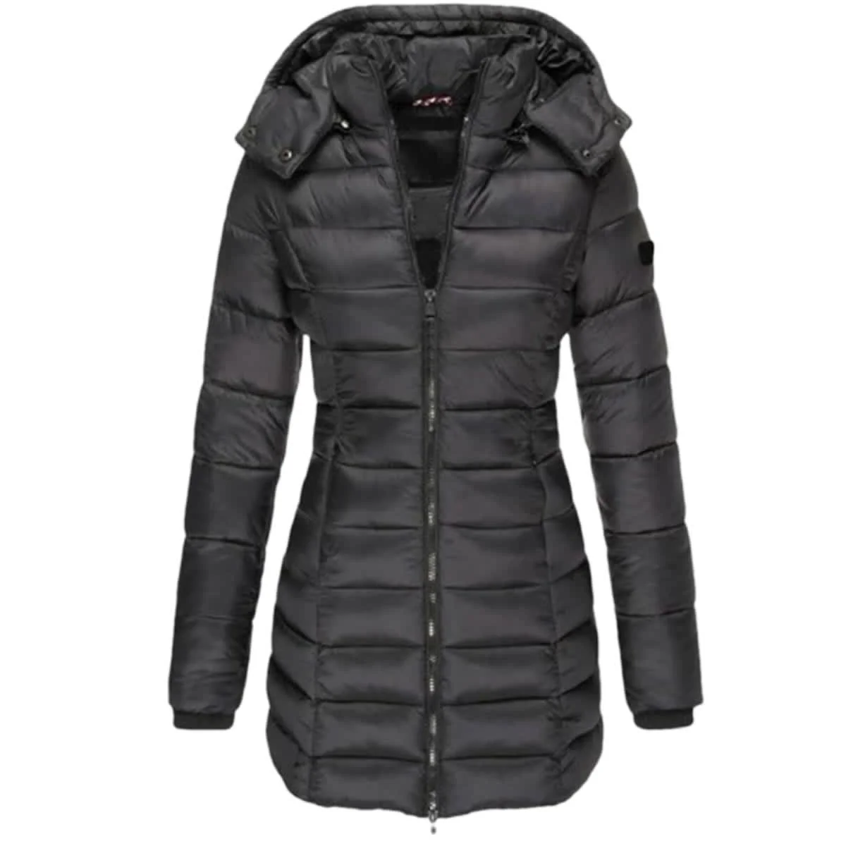 Specialty Women's Slim-Fit Mid-Length Down Coat Premium Material