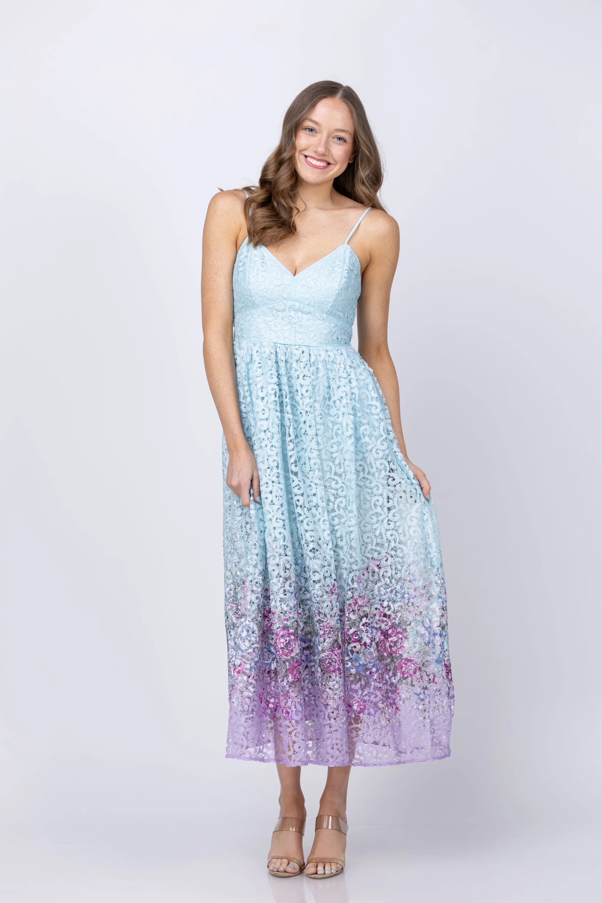 Eco-Friendly Christy Lynn Leilani Dress in Camellia Cloud Elegant