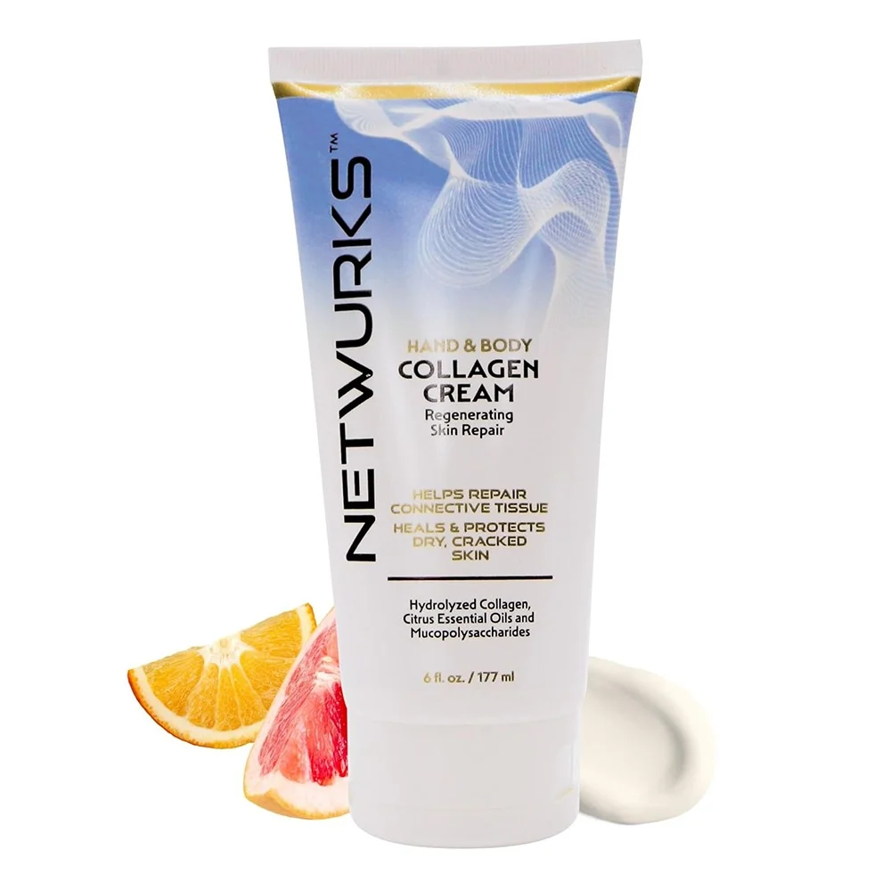 Superior Netwurks Hand and Body Collagen Cream Regenerating Skin Repair Tube 6Oz 177ml Relaxed
