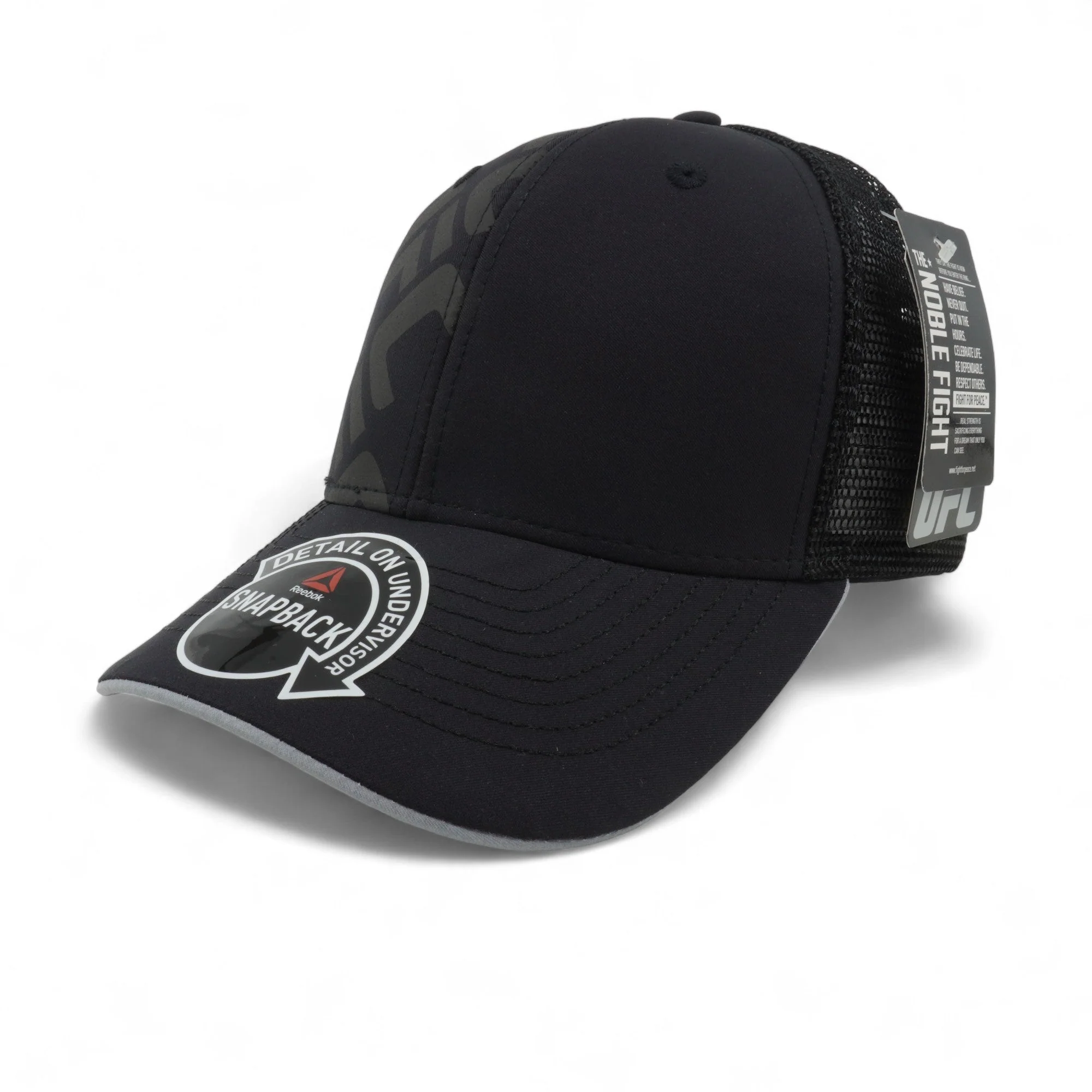 Enhanced Reebok Men's UFC Meshback Snapback Trucker Hat Hats Contemporary