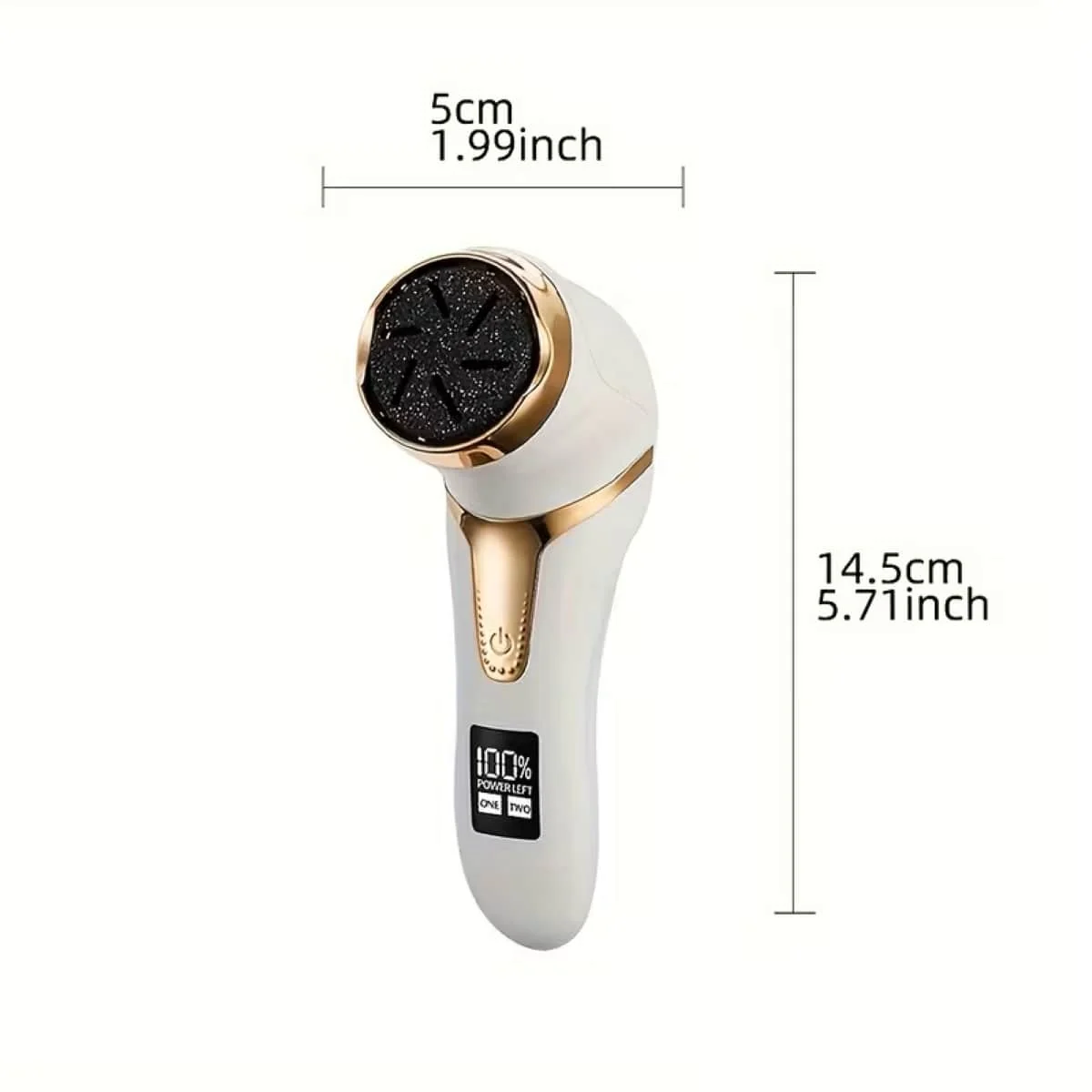 Durable USB Rechargeable Electric Foot Callus Remover Kit with Complete Pedicure Tools Minimalist