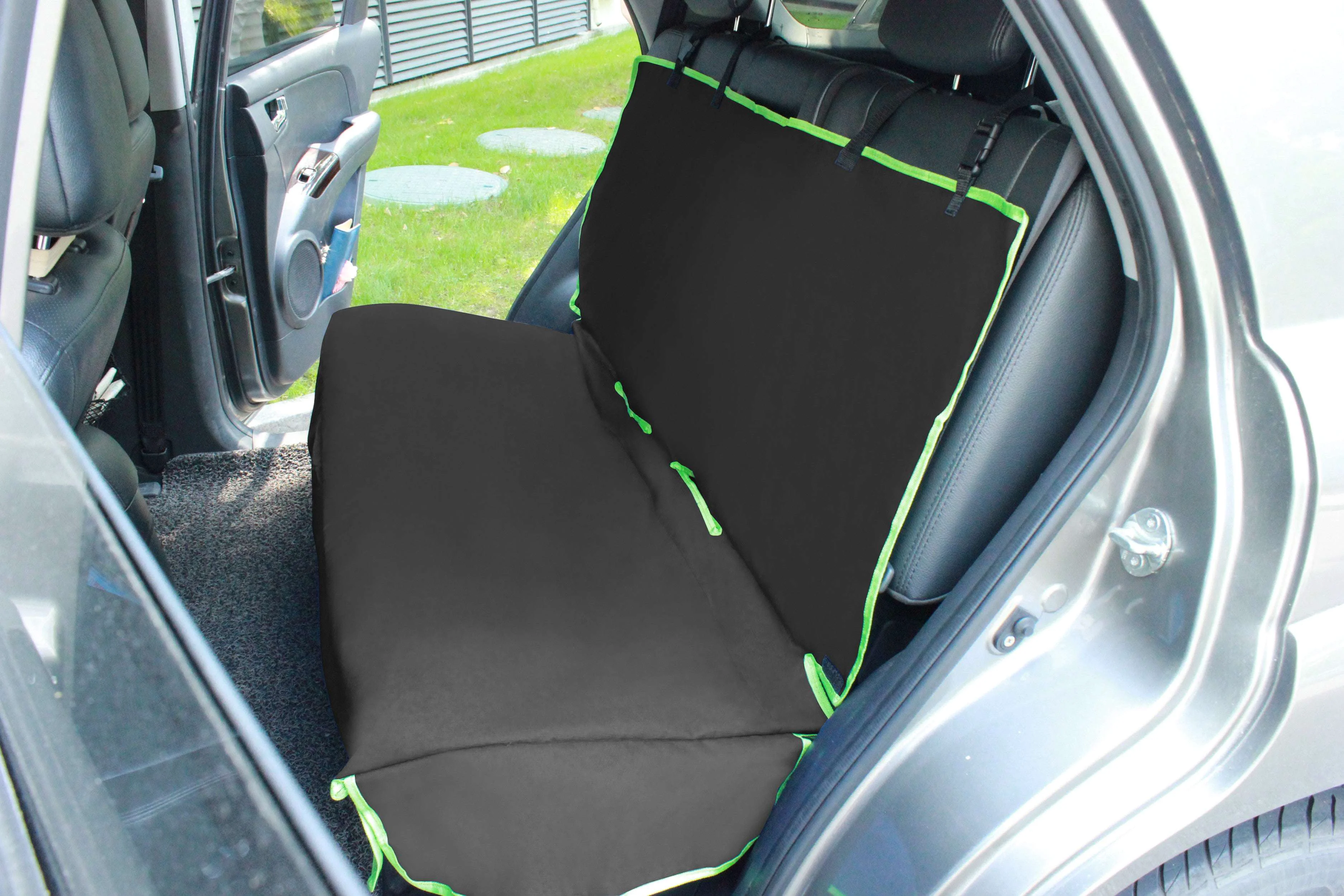 Casual Pet Life Open Road Mess- Back Seat Safety Car Seat Cover Protector For Dog Cats And Children Premium