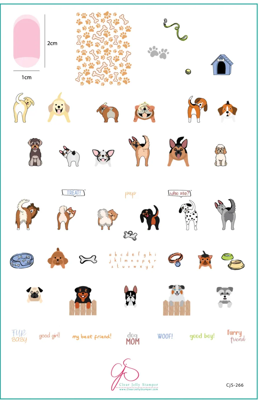 Pure Pup CjS-266 - CJS Stamping Plate Verified