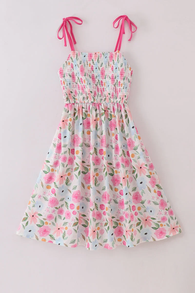 Easy-to-Use Blossom bliss smocked mom dress Secure