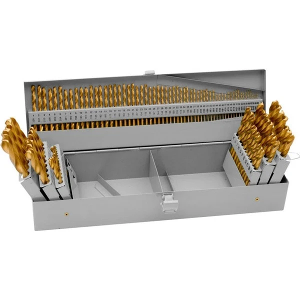 Superior 115 Piece Titanium Coated Drill Bit Set Fashionable