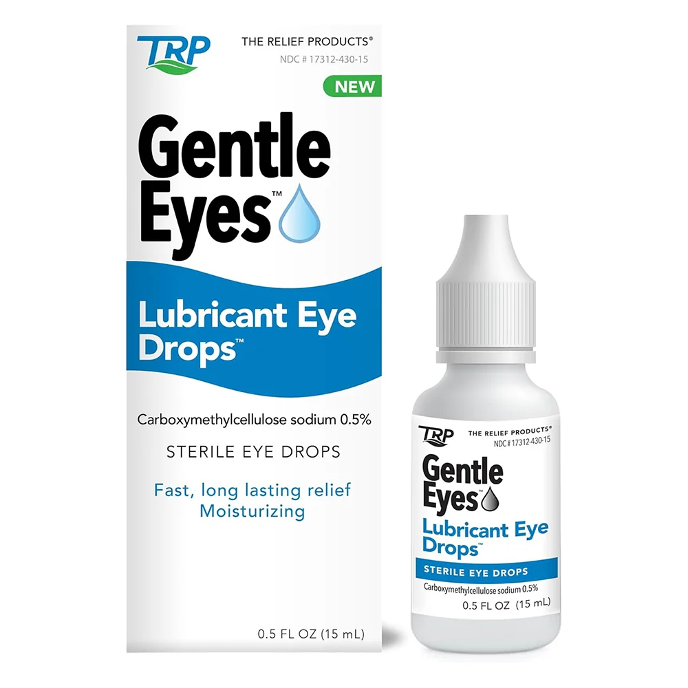 Verified The Relief Products Gentle Eyes Lubricant Sterile Eye Drops 0.5Oz 15ml Trusted