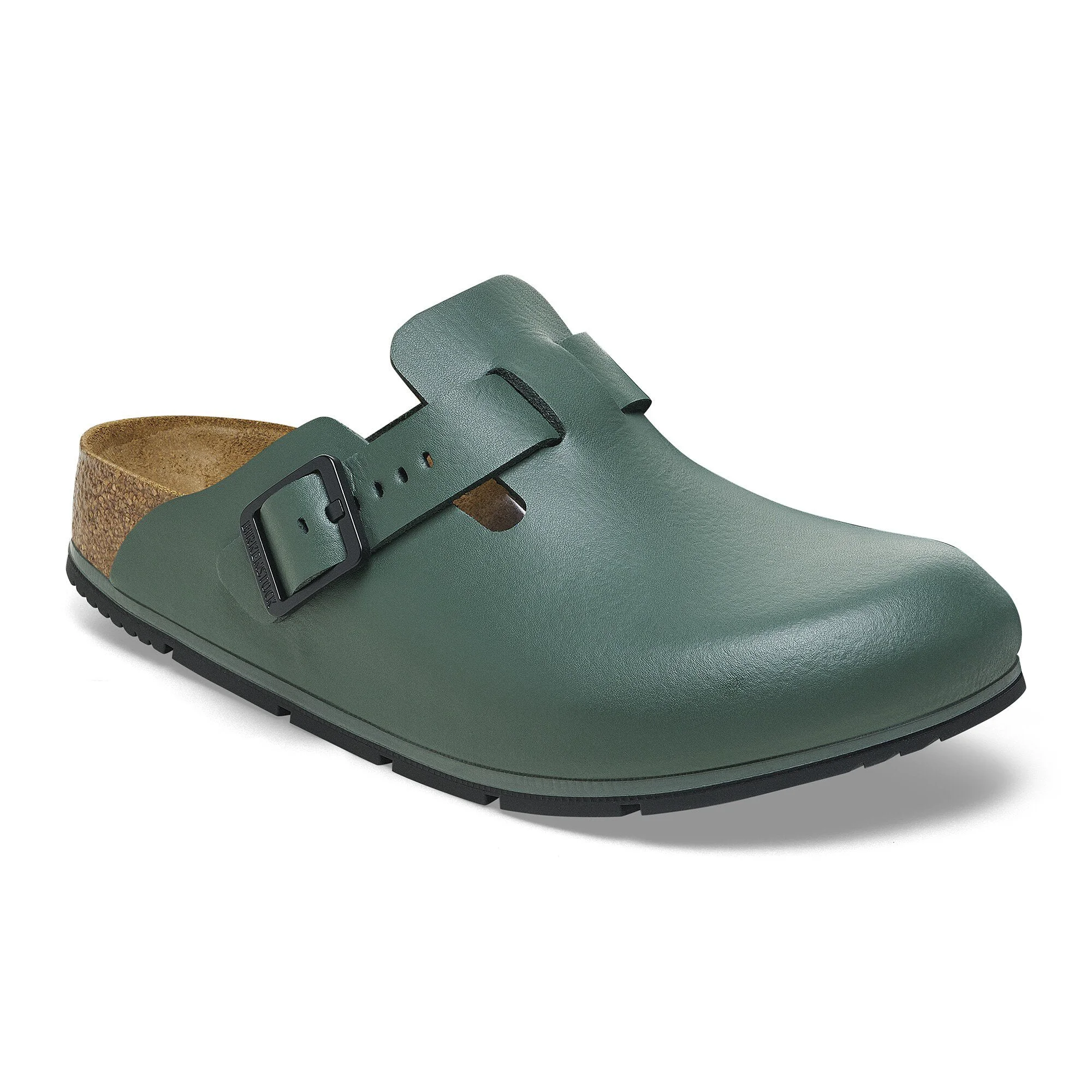 Sophisticated Birkenstock Boston Pro Leather 'Narrow Fit' Clogs Smart
