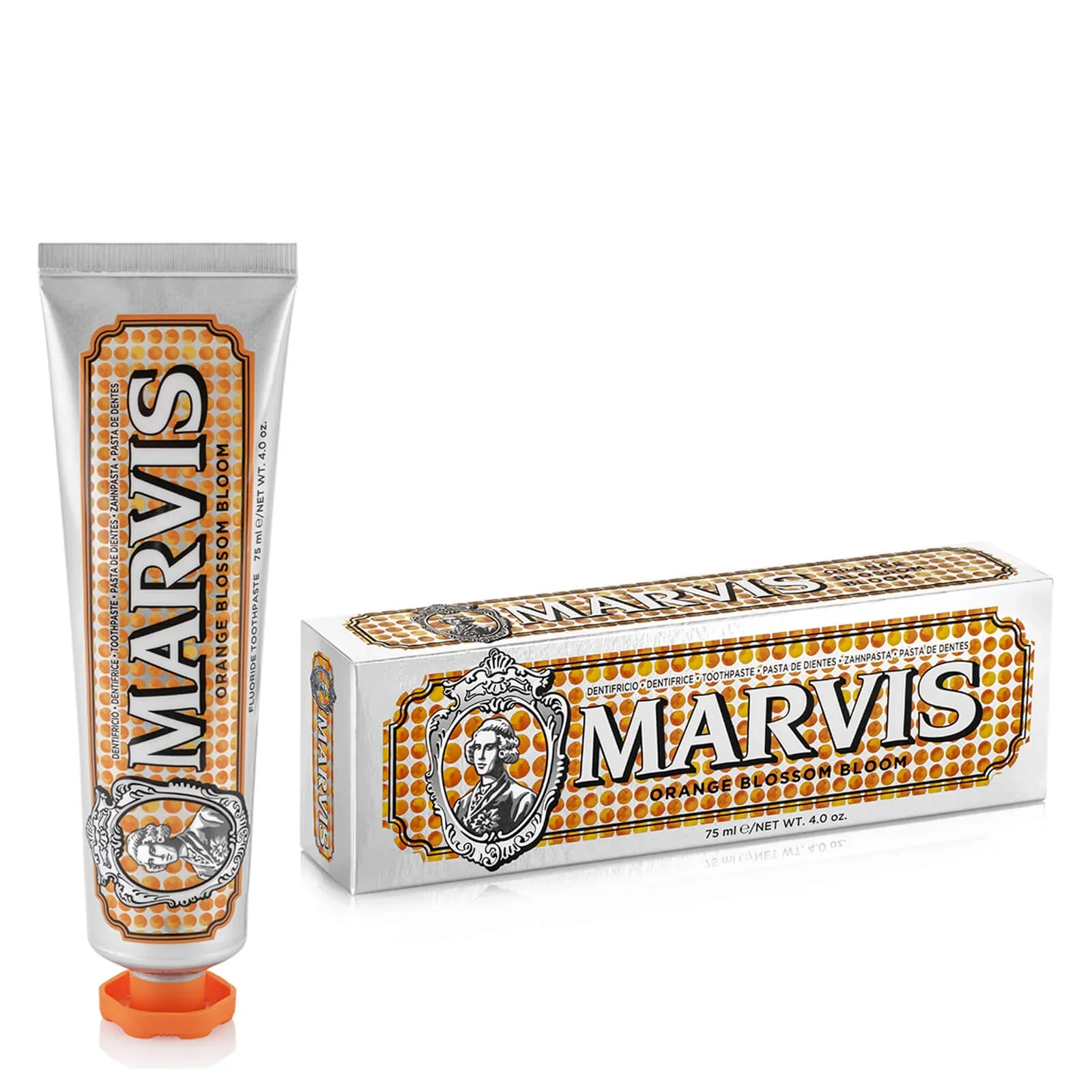 Clean MARVIS ORANGE BLOSSOM MINT TOOTHPASTE First-Class