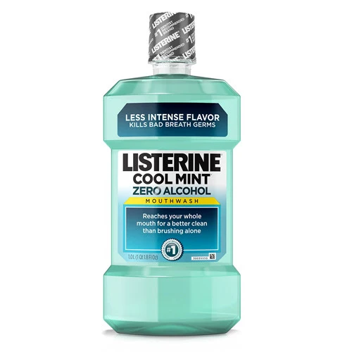 High-Quality Listerine Zero Mouthwash Alcohol Clean Mint - 1 Ltr Solid