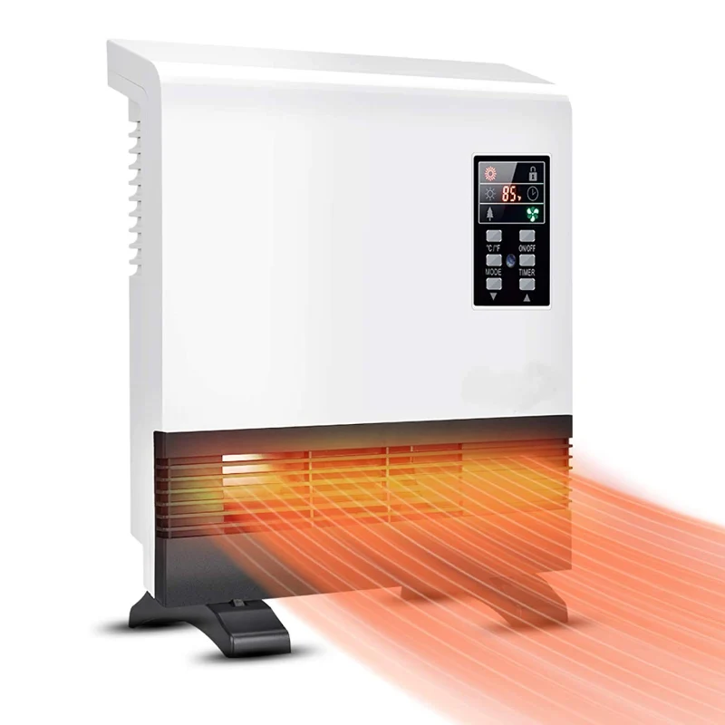 Excellent Powerful Wall Mounted Electric Space Heater With Thermostat 1500W Original