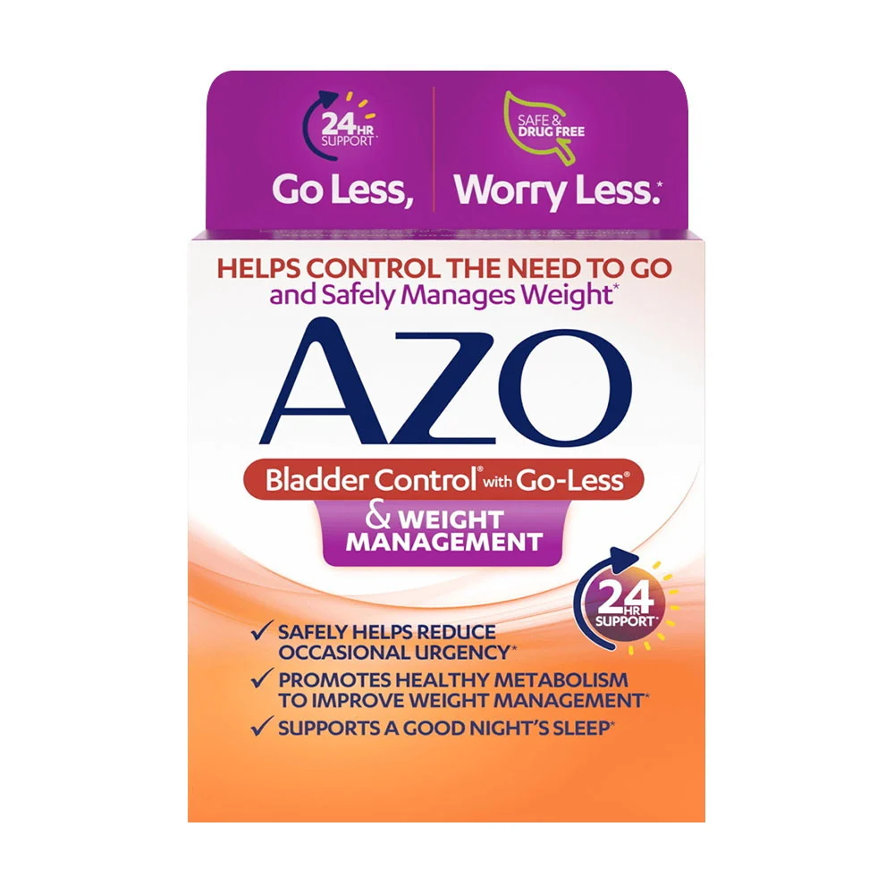 Exceptional Azo Bladder Control Weight Management Supplement Capsule 48 Ea Responsible